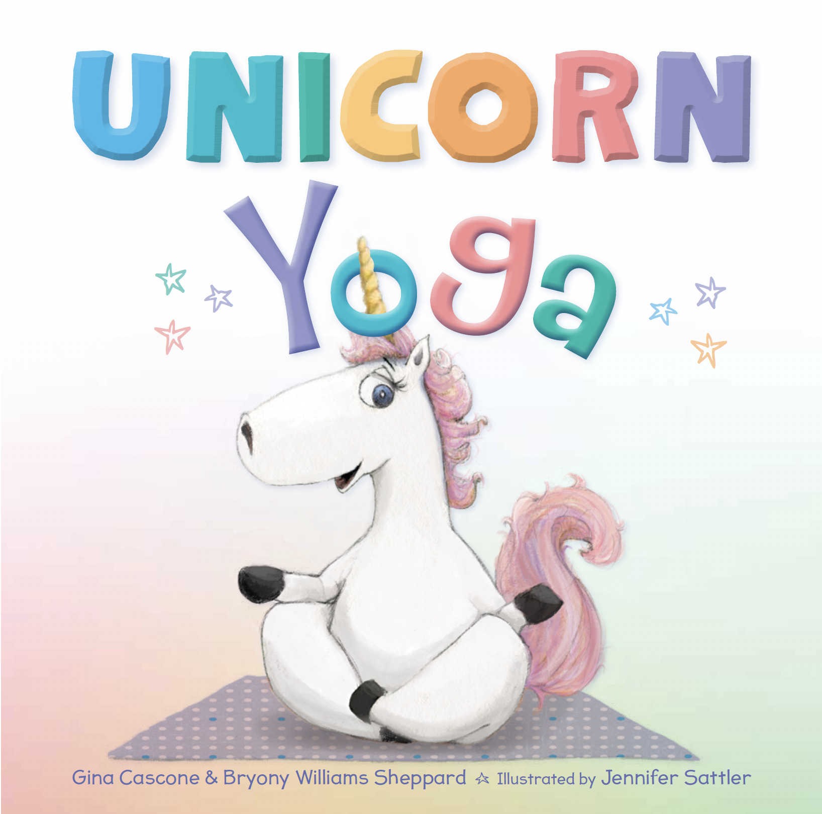 Cute Unicorn Yoga lover cartoon Gift Yoga Teacher #3 Art Print by